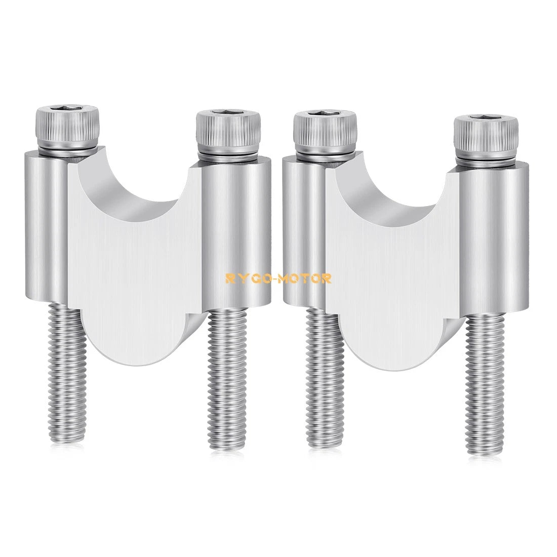 7/8" Silvery Handlebar Risers 30mm Height for Motorcycle & ATV Dirt Bike