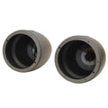 MasterCraft Boat Speaker Cans 404831TI - 6 3/8 Inch Gray Lights (pair)