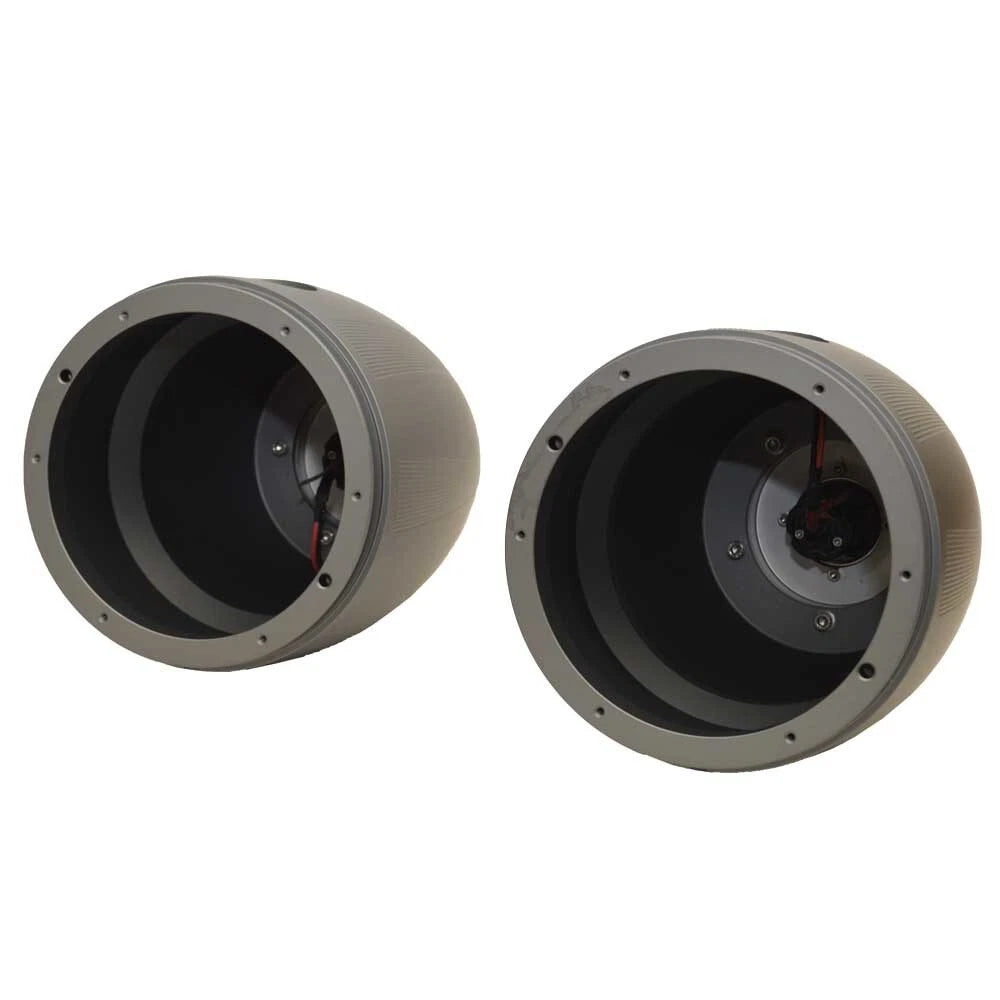 MasterCraft Boat Speaker Cans 404831TI - 6 3/8 Inch Gray Lights (pair)