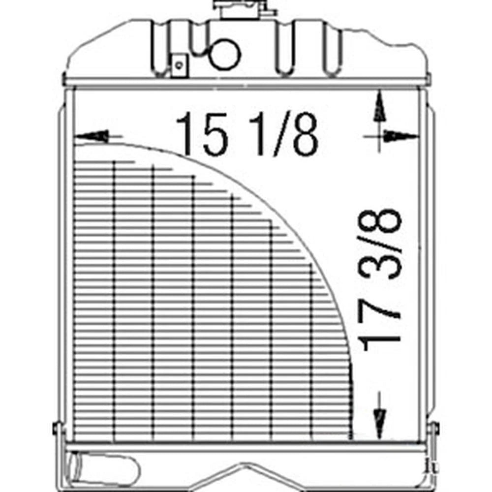 Radiator Fits Massey Ferguson 50