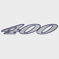 Cruisers Boat Model Decal Sticker V1944200 - 400 Express Silver Blue
