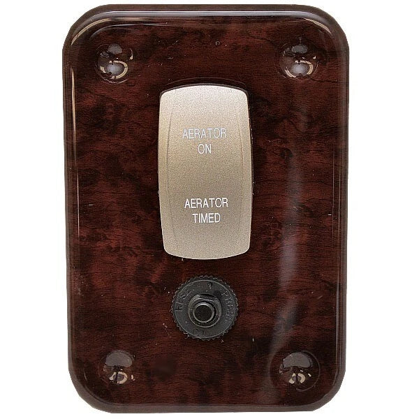 MNSTAR Boat Aerator Switch Panel 70002266 - 00-8020C Woodgrain