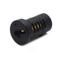 Boat Push Button Latch Replacement Lock - 1 1/4 Inch Black