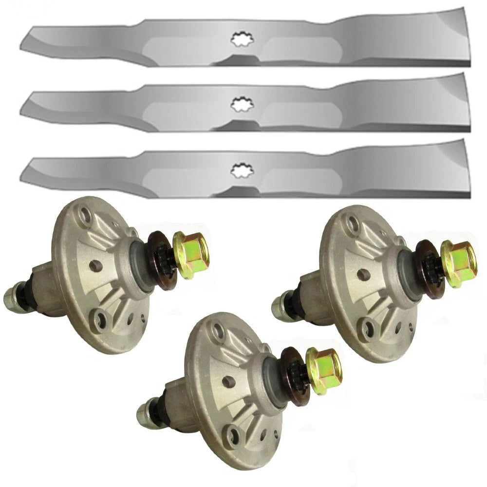Mower Blade & Spindle Assembly Kit Fits John Deere Replaces A-B1JD6019
