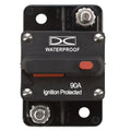 Del City Boat Surface Mount Breaker 76610 - 90 Amp 1/4 Inch Studs