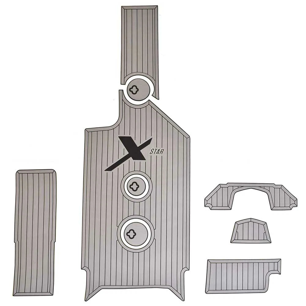 MasterCraft Boat Non-Skid Deck Mat 554520 - XStar 2023 Gray (set of 9)