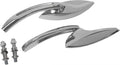 HARDDRIVE Chrome Elliptical Side Mirrors for Harley Davidson XG & XL Models