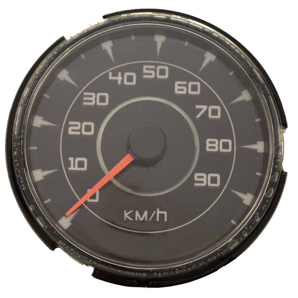 MasterCraft Boat Speedometer Gauge 5008134 - Medallion 90 KM/H Black