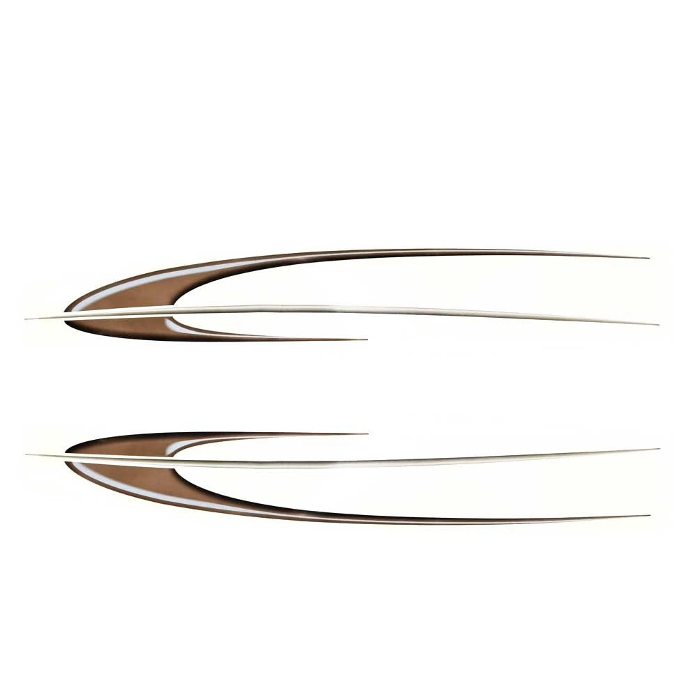 Palm Beach Boat Graphic Decal 143384-01 - Bronze Stickers (set of 2)