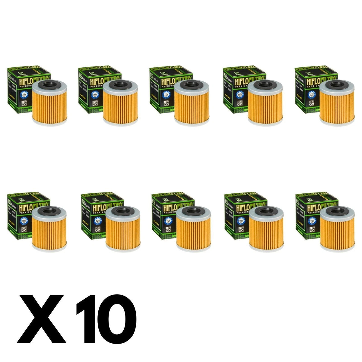 10 Pack Hiflo Oil Filter for AJP PR7 ADVENTURE 2022