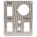 Bass CAT Boat Blank Livewell Switch Panel 57007 - BAS-1535 Dipped