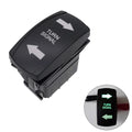Part Switch Turn Signal Vehicle 7Pin ABS Accessories Black Boat for RV