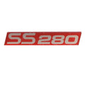 MasterCraft Boat Decal 759615 - SS280 Red Silver 7 1/2 Inch (set of 2)