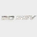 Supra Boat Raised Decal 107167 - Launch 20 SSV Silver 18 3/4 Inch
