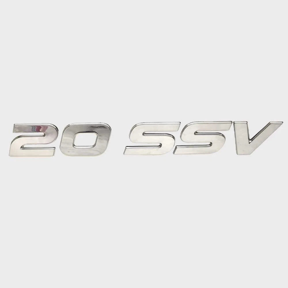 Supra Boat Raised Decal 107167 - Launch 20 SSV Silver 18 3/4 Inch