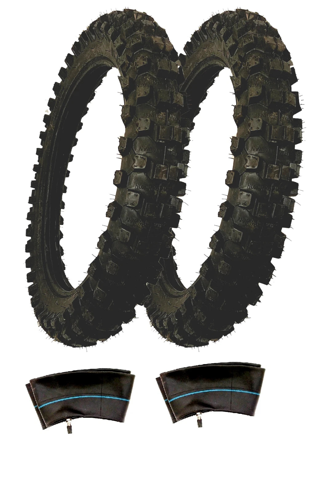 2 PACK 70/100-19 110CC 125CC 250 PITSTER COOLSTER MOTORCYCLES TIRES AND TUBES
