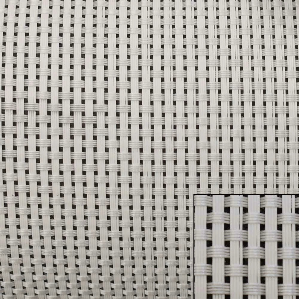 Chilewich Boat Woven Vinyl Wall Textile 5460064 - White 72 Inch (FT)