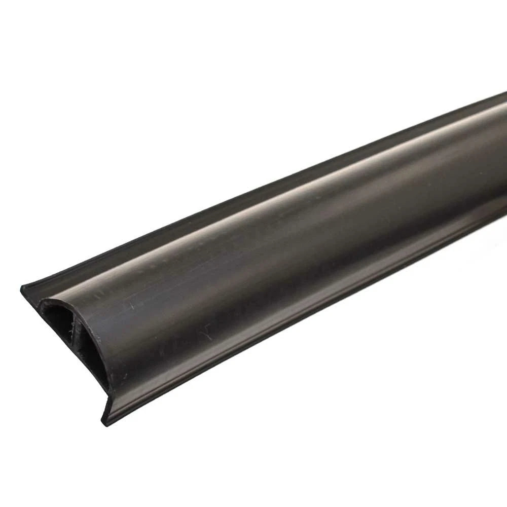 Dock Edge Boat Pier Heavy Edging DE1203F - P-Profile Black 8 FT (3 PC)