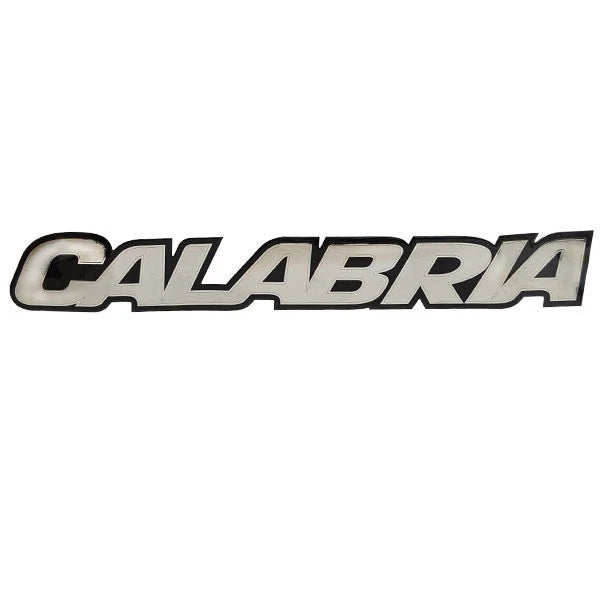 Calabria Boat Decal - 42 X 5 1/2 Inches Black - Silver
