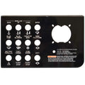 Sea Ray Boat Blank Switch Panel 2335290 - Sundancer 320 Black (starboard)