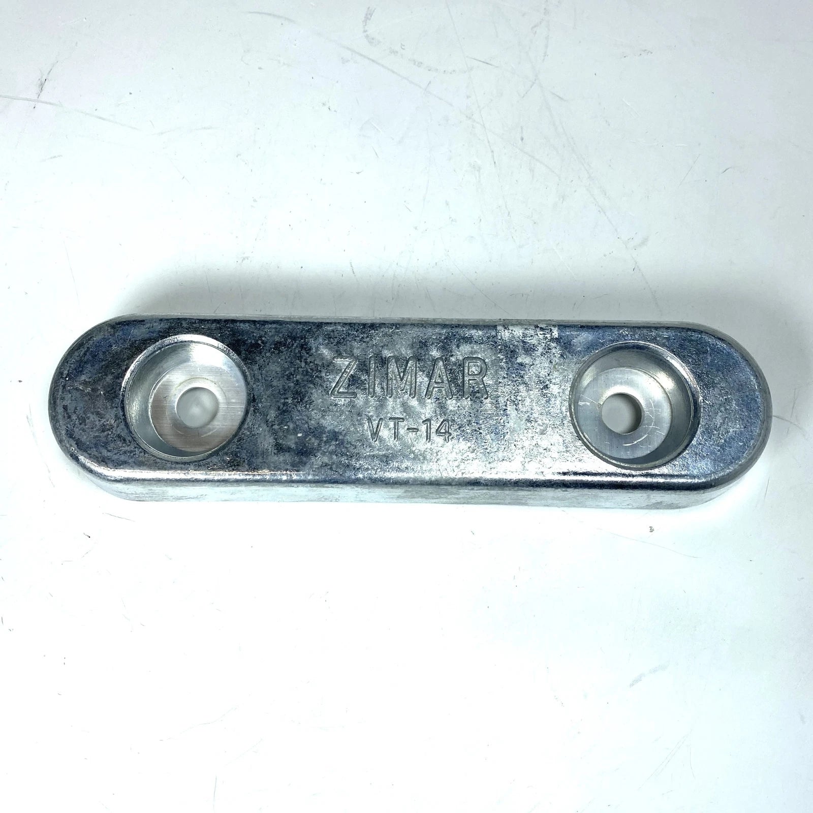 Zimar VT-14, Zinc Bolt on Drilled Plate Anode Bar 9