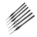 6Pcs Extra Fine EF Tip Details Paint Model Maker Painting Brush Pen Tool Set G