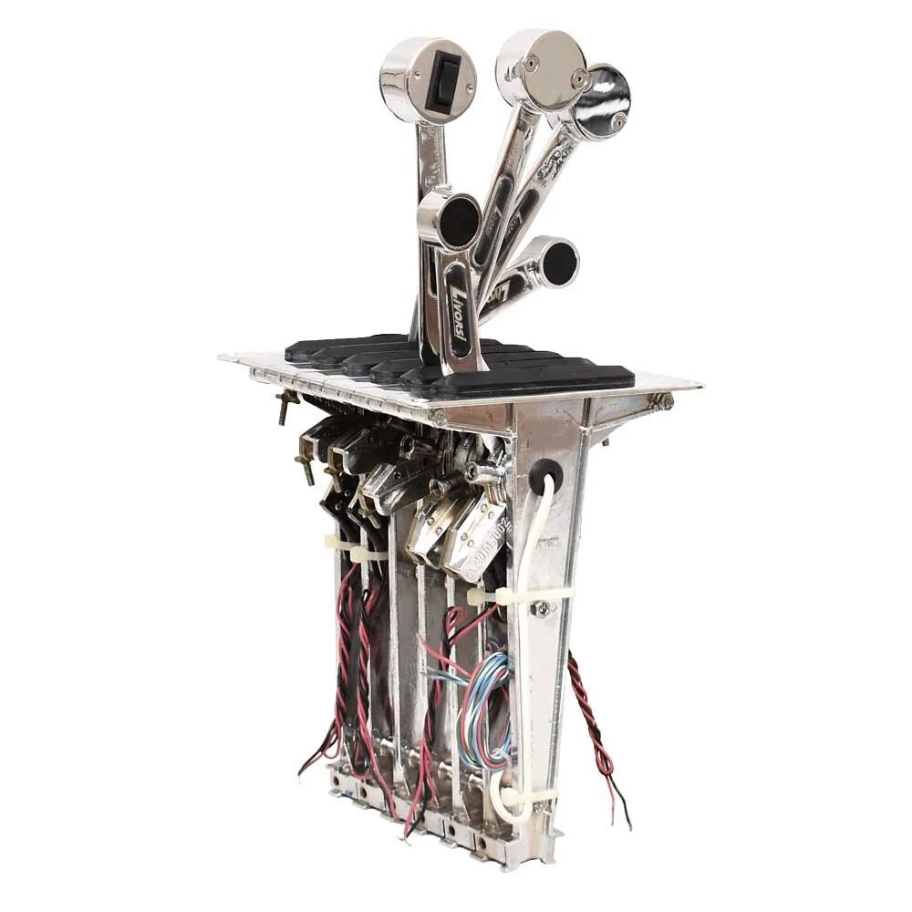Livorsi Boat Throttle Control THBRB33SCH - Triple Engine 6-Handle