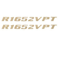 Lowe Boat Brand Decals 1823556 - R1652VPT Beige 14 X 1 Inch (pair)