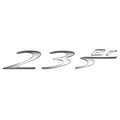 Doral Boat Raised Model Decal - 235 BR Silver Sticker