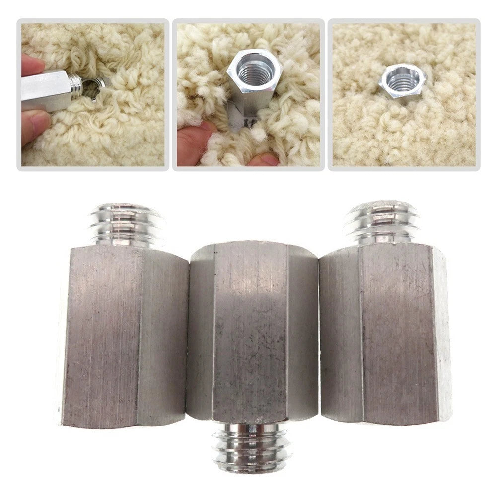 5/8"-11 Extender Bolt Adapter for Angle Grinder/ Polisher/ Double Sided Wool Pad