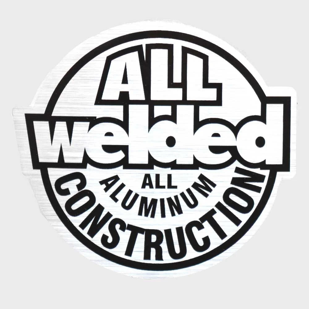Lowe Boat Decal 1868918 - All Welded Aluminum 3 1/8 Inch Silver