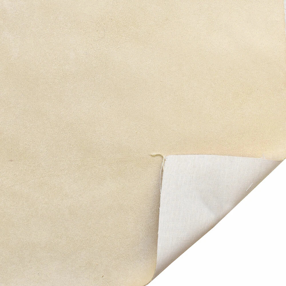 Boat Faux Suede Fabric - Light Cream Beige 56 1/2 Inch (YD)