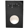Fountain Boat Trim Tab Panel - 13 3/4 X 9 5/8 Inch Black Acrylic