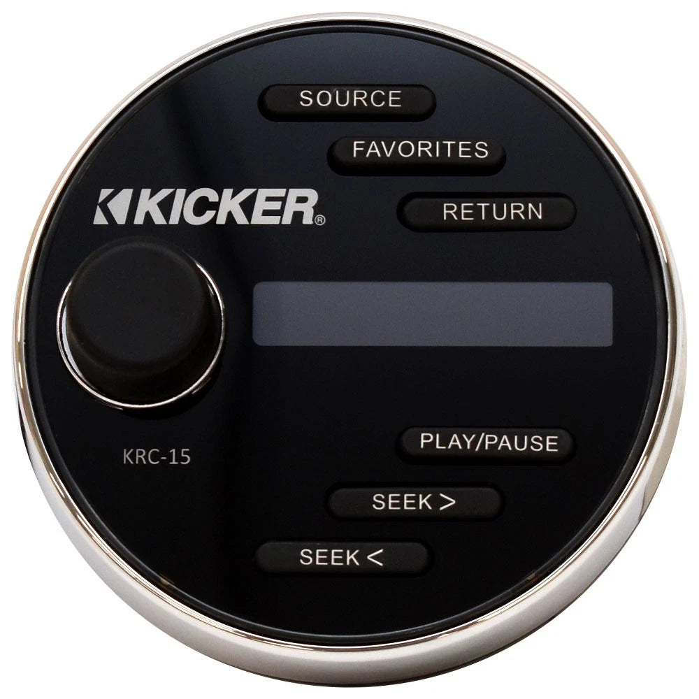 Kicker Audio Boat Wired Remote Control KRC15 - 3 7/8 Inch