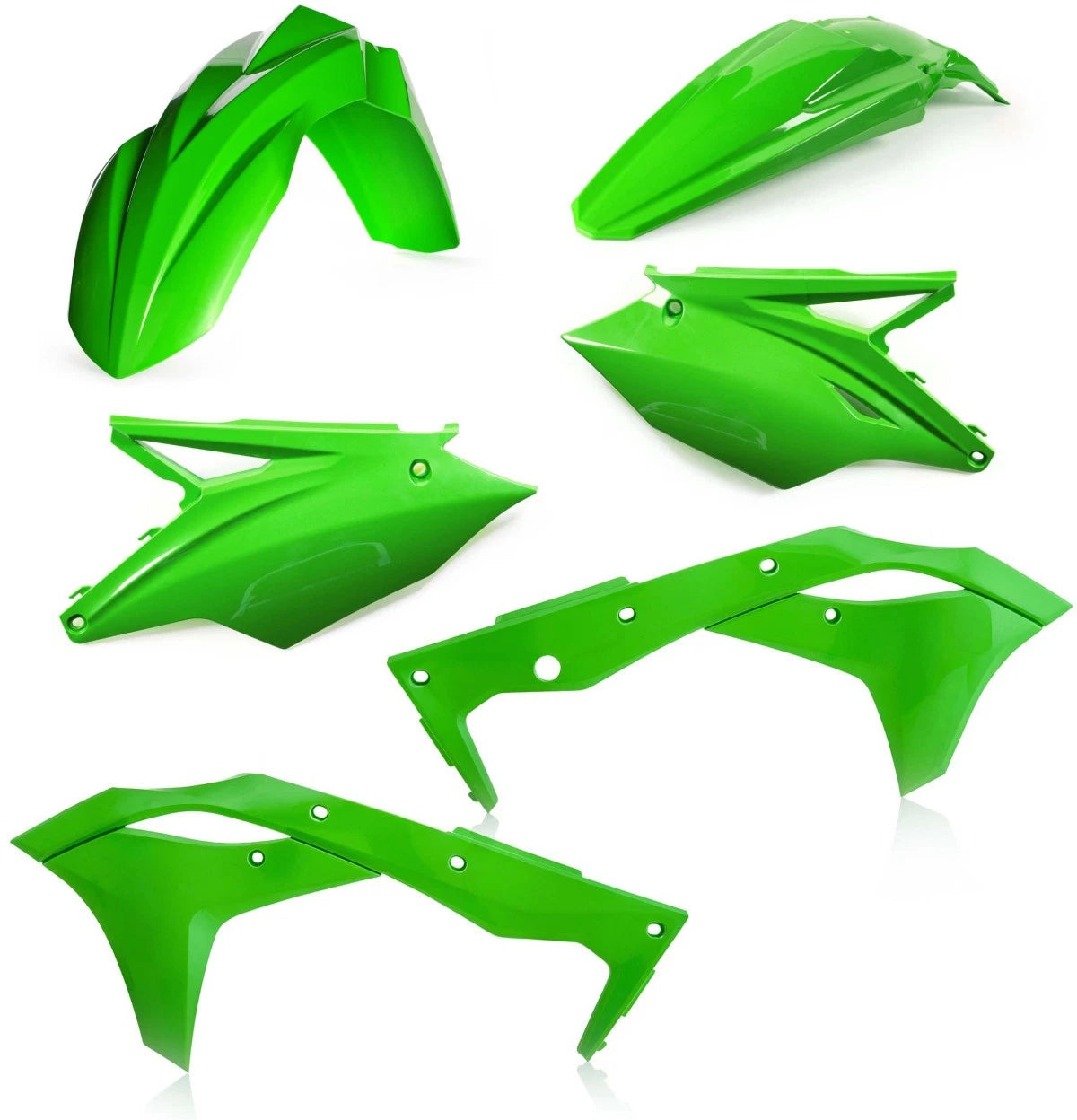 ACERBIS Plastic Body Kit for Kawasaki KX250F 2018-2020 Offroad Green