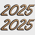 Lund Boat Model Decals - 2025 Impact Xs Stickers (pair)
