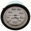 Teleflex Boat Tachometer Gauge 62371F - 3 3/4 Inch Gray Black