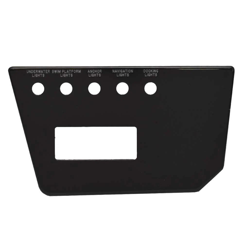 Cobalt Boat Blank Switch Panel 503105BL - Acrylic Black