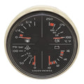 Volvo Boat Multifunction Gauge VP3-847-875 - 4 1/2 Inch Black