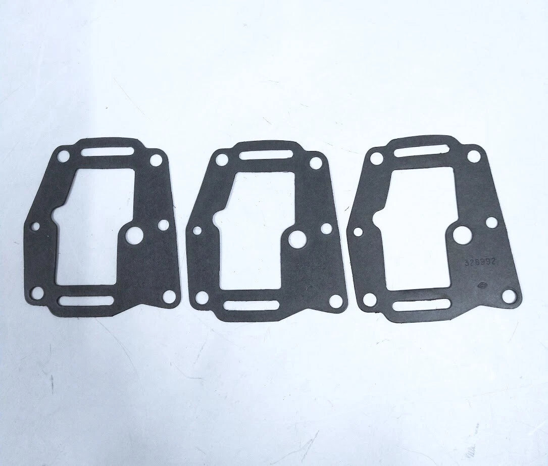 OMC Evinrude Johnson 328992, Manifold Gasket OEM - 3 Pack