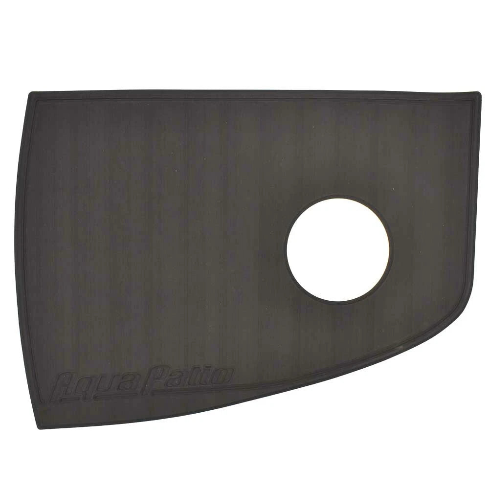 Godfrey Pontoon Boat Non-Skid Helm Mat - Black Foam Rubber