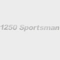 Crestliner Boat Model Decal 2100061 - 1250 Sportsman Silver Sticker
