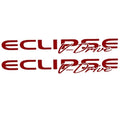 Ski Centurion Boat Decal - Eclipse V-Drive Red Vinyl 12Inch (set of 2)