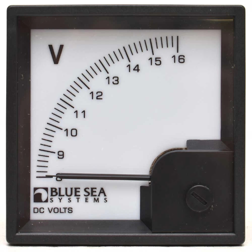 Blue Sea Systems Marine Boat Volt Meter Gauge 1050 - DC Analog 8 - 16V