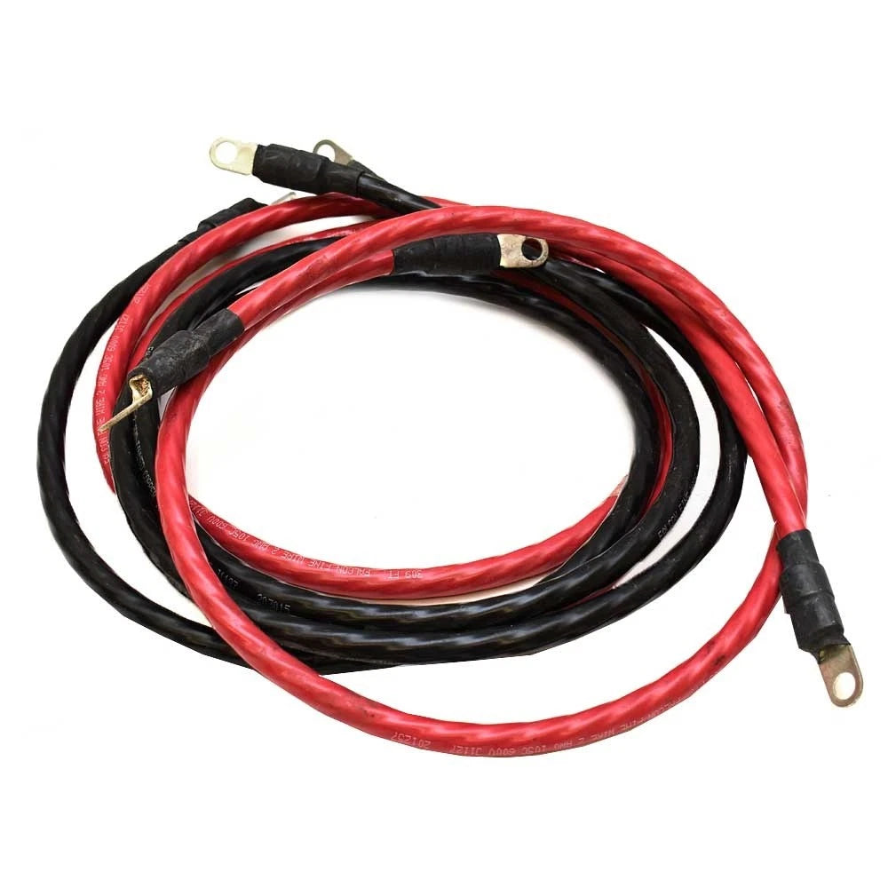 Legend Bass Boat Battery Cable Set - 2 AWG 3/8 Inch Lug