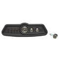 Godfrey Pontoon Boat Gauge Panel 466642 - Faux Woodgrain Black