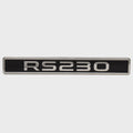Lowe Boat Raised Decal 2413596 - RS 230 Silver - Black Sticker
