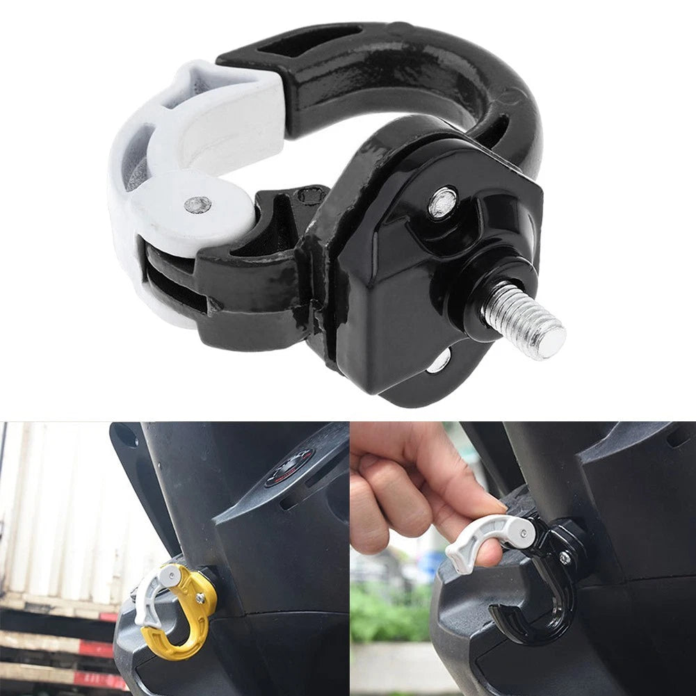 Elegant Aluminum Helmet Hanger Hook for Motorcycles Rust Resistant Design