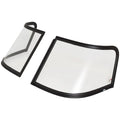 Crestliner 1600 Vision Boat Glass Windshield 2417217 - Black (2Pc)