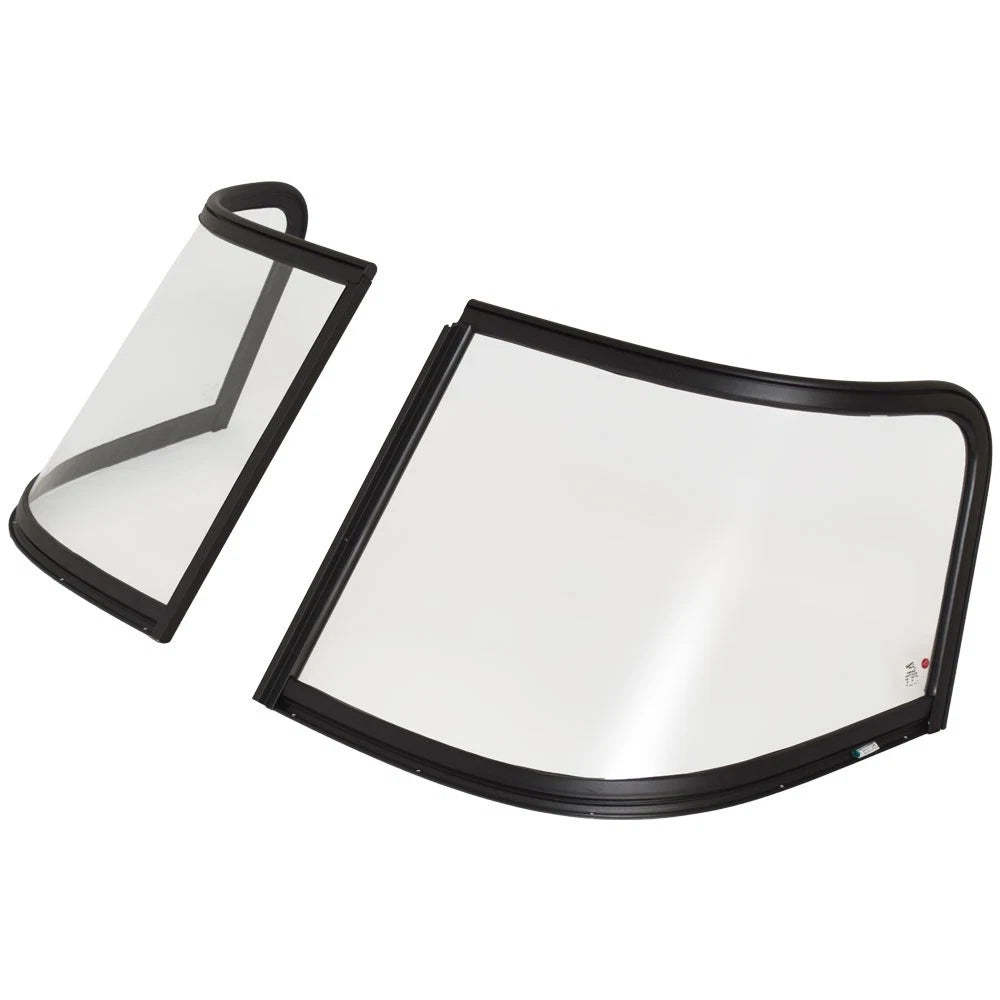 Crestliner 1600 Vision Boat Glass Windshield 2417217 - Black (2Pc)
